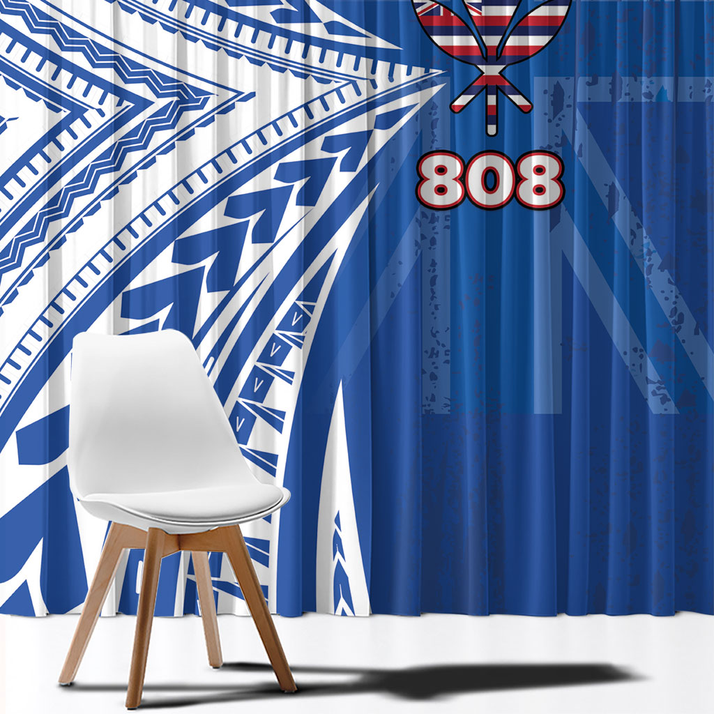 Hawaii 808 Window Curtain Unique Style LT05 - Polynesian Pride