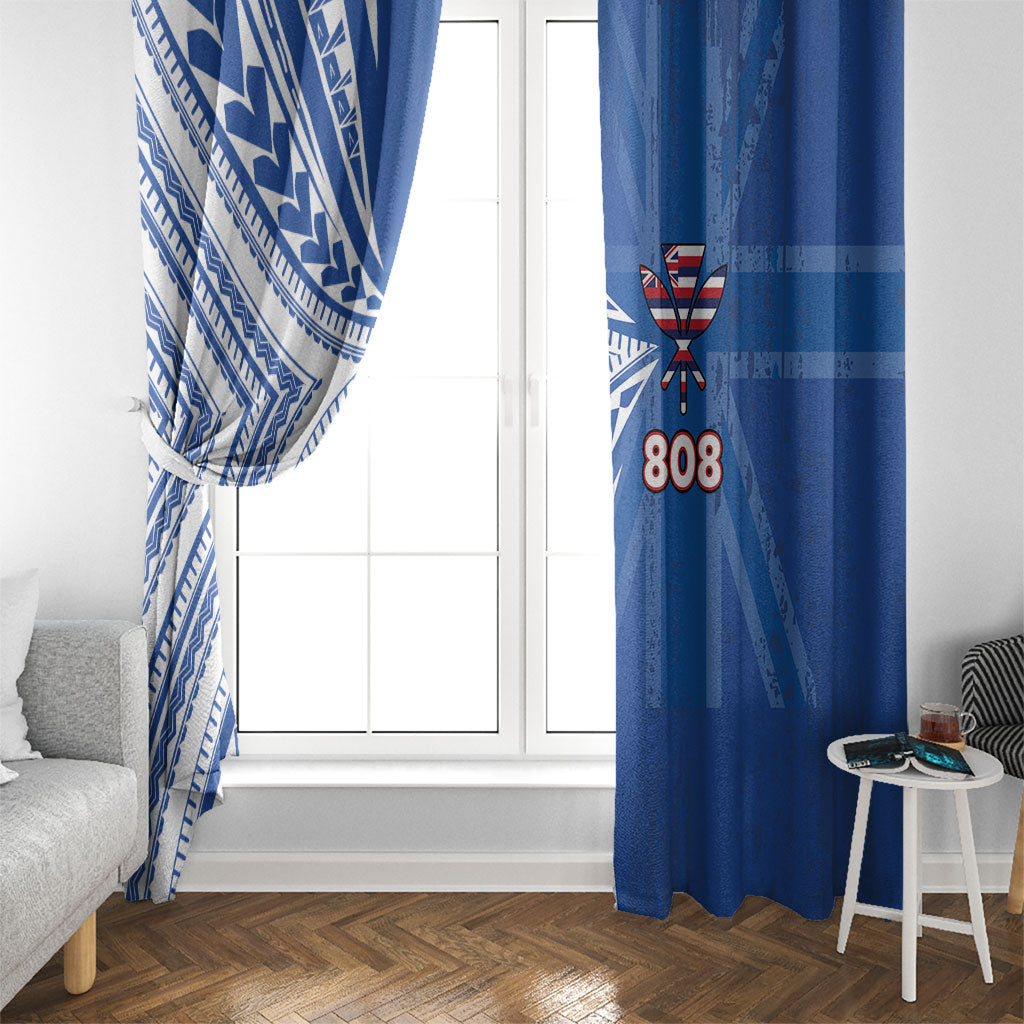 Hawaii 808 Window Curtain Unique Style LT05 - Polynesian Pride