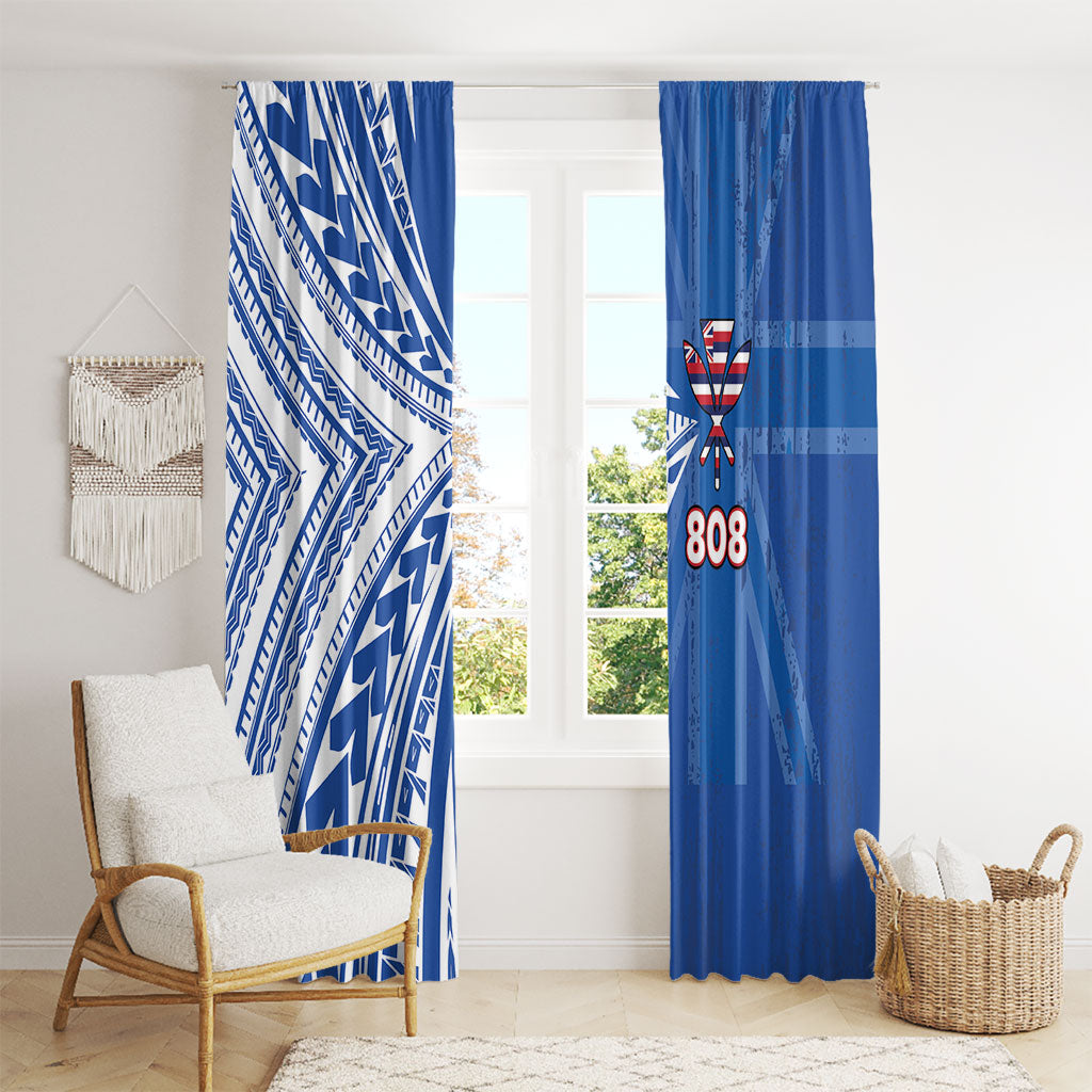 Hawaii 808 Window Curtain Unique Style LT05 - Polynesian Pride