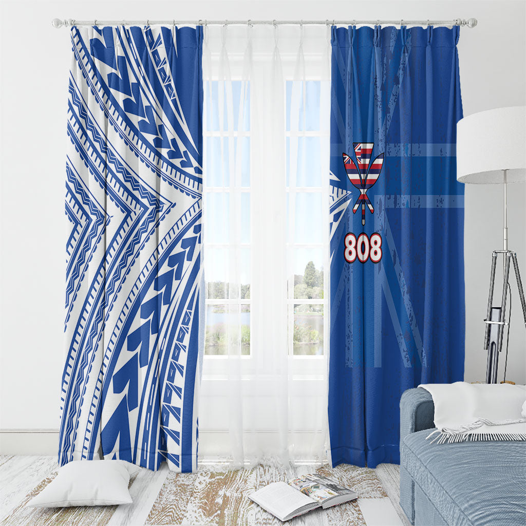 Hawaii 808 Window Curtain Unique Style LT05 - Polynesian Pride