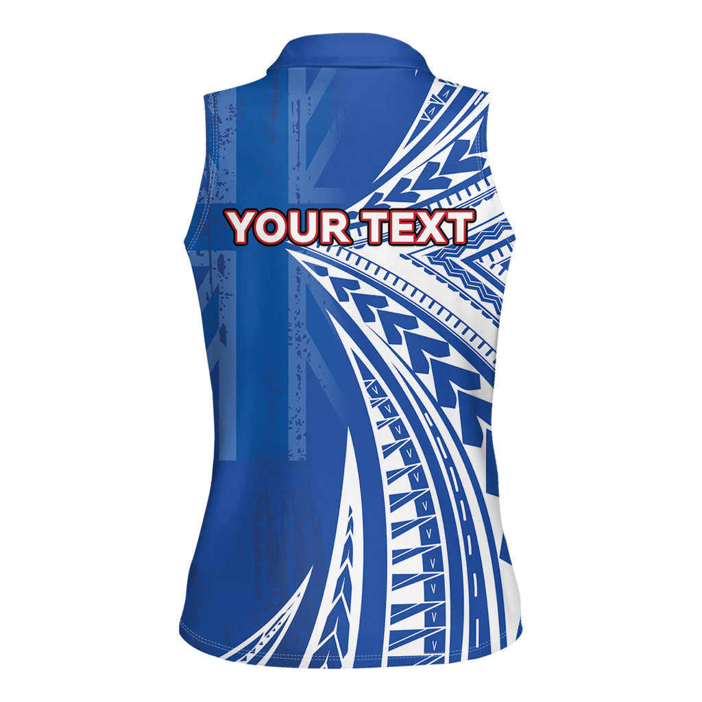 Personalised Hawaii 808 Women Sleeveless Polo Shirt Unique Style LT05 - Polynesian Pride