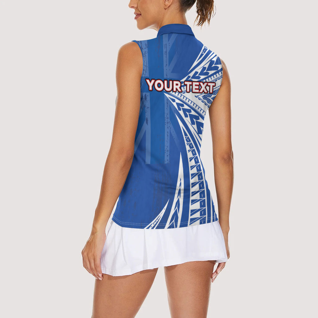 Personalised Hawaii 808 Women Sleeveless Polo Shirt Unique Style LT05 - Polynesian Pride