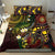 Vanuatu And Australia Aboriginal Bedding Set Iguana And Kangaroo Together