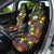 Vanuatu And Australia Aboriginal Car Seat Cover Iguana And Kangaroo Together