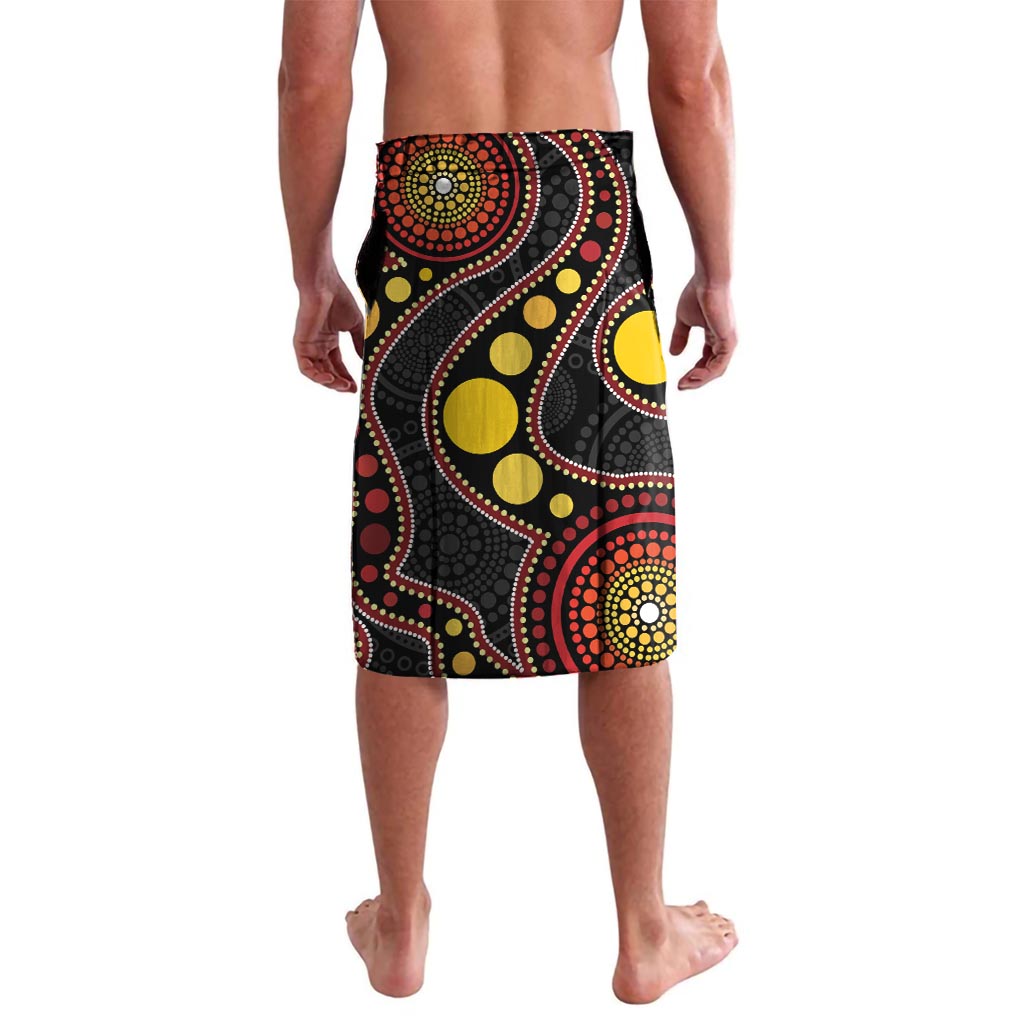 Vanuatu And Australia Aboriginal Lavalava Iguana And Kangaroo Together LT05 - Polynesian Pride