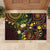 Vanuatu And Australia Aboriginal Rubber Doormat Iguana And Kangaroo Together