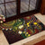 Vanuatu And Australia Aboriginal Rubber Doormat Iguana And Kangaroo Together