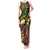 Vanuatu And Australia Aboriginal Tank Maxi Dress Iguana And Kangaroo Together