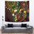 Vanuatu And Australia Aboriginal Tapestry Iguana And Kangaroo Together