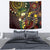 Vanuatu And Australia Aboriginal Tapestry Iguana And Kangaroo Together