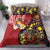 Tonga Ngatu And Australia Aboriginal Bedding Set Tongan Dove And Kangaroo Together