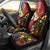 Tonga Ngatu And Australia Aboriginal Car Seat Cover Tongan Dove And Kangaroo Together