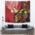 Tonga Ngatu And Australia Aboriginal Tapestry Tongan Dove And Kangaroo Together