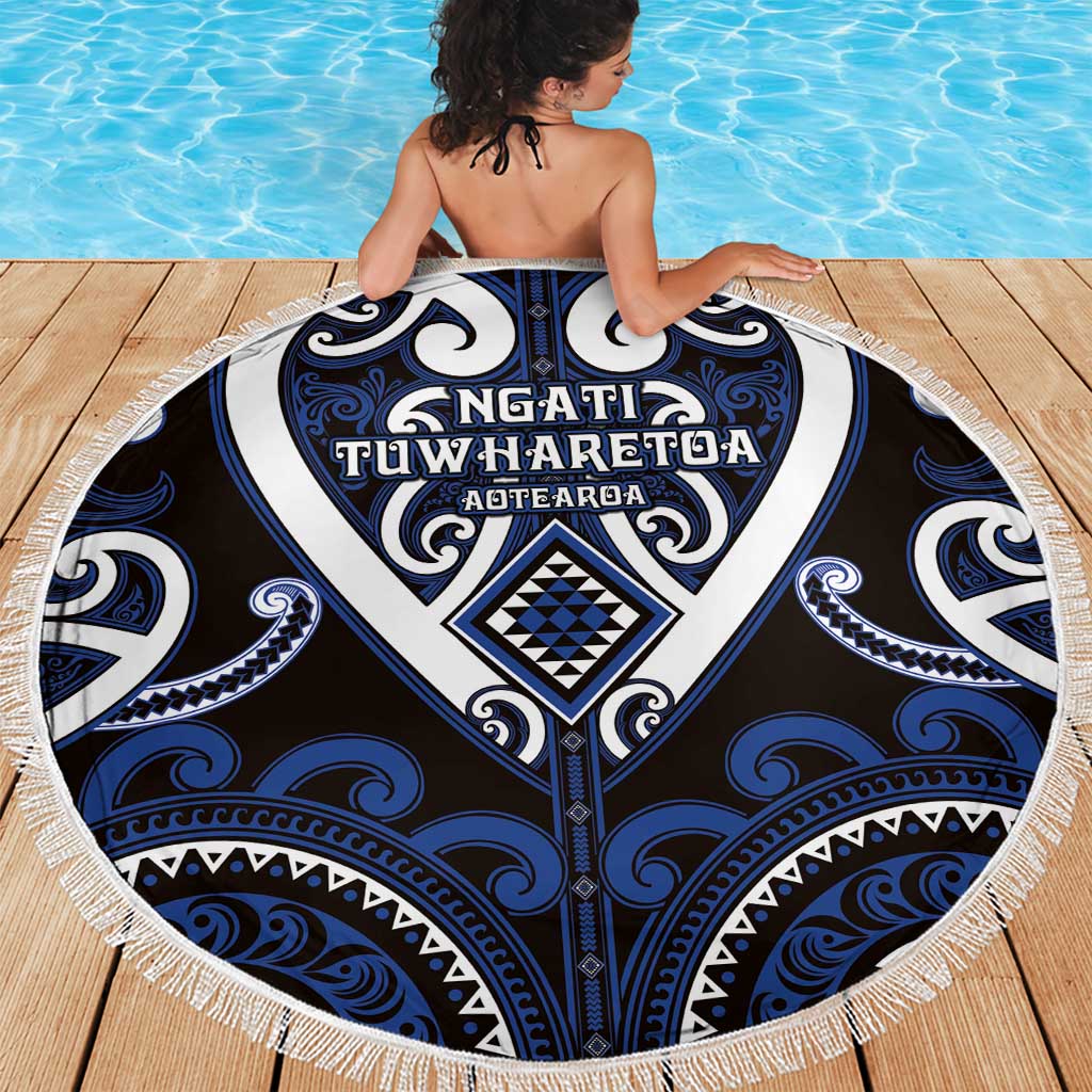 Aotearoa Ngati Tuwharetoa Beach Blanket Maori Tribal Pattern LT05 - Polynesian Pride