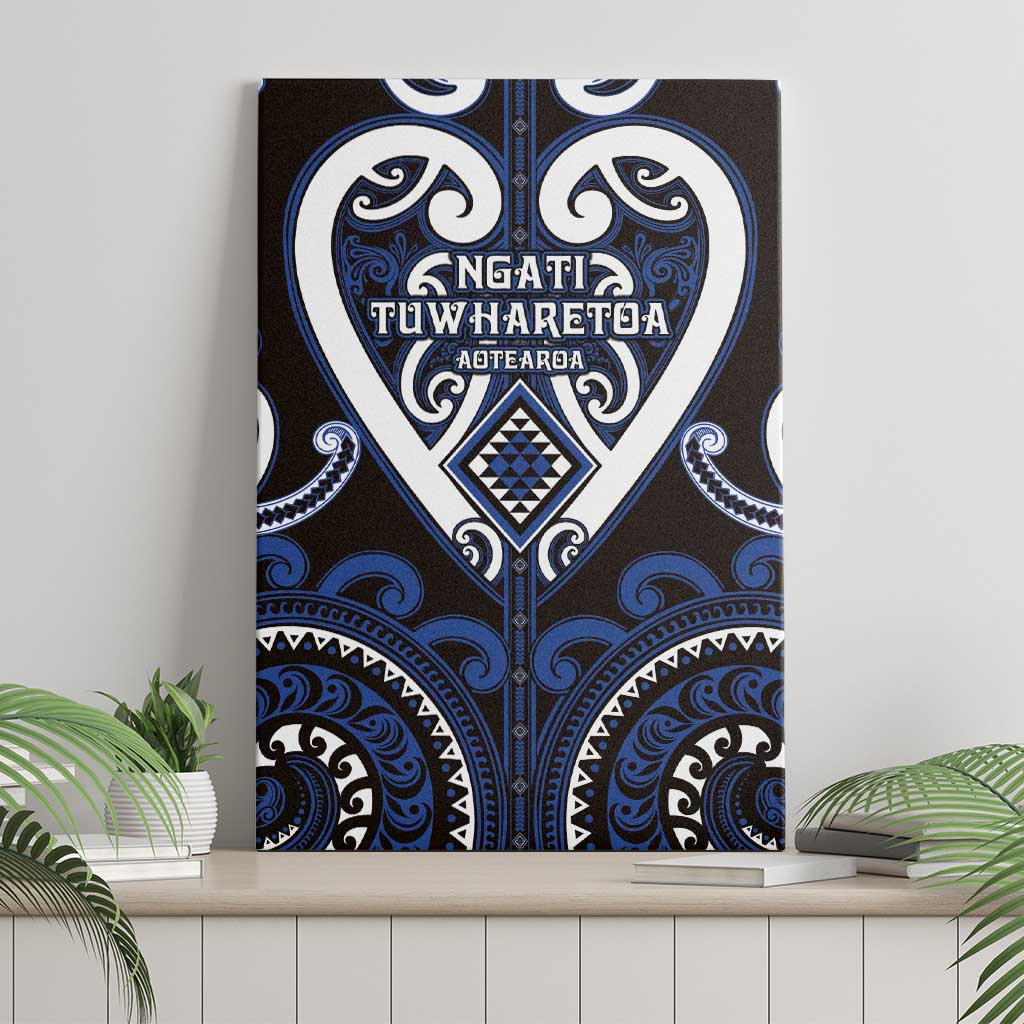 Aotearoa Ngati Tuwharetoa Canvas Wall Art Maori Tribal Pattern LT05 - Polynesian Pride