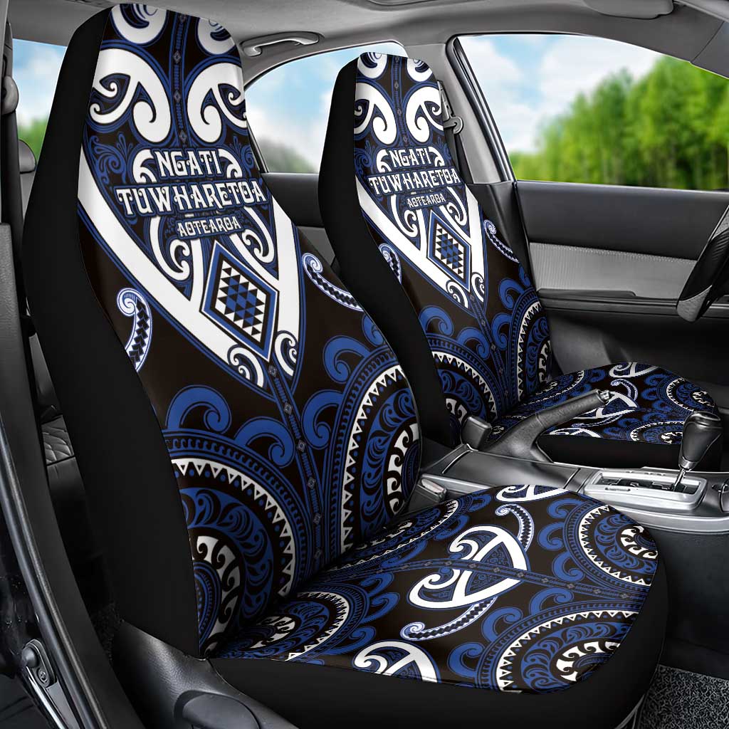 Aotearoa Ngati Tuwharetoa Car Seat Cover Maori Tribal Pattern