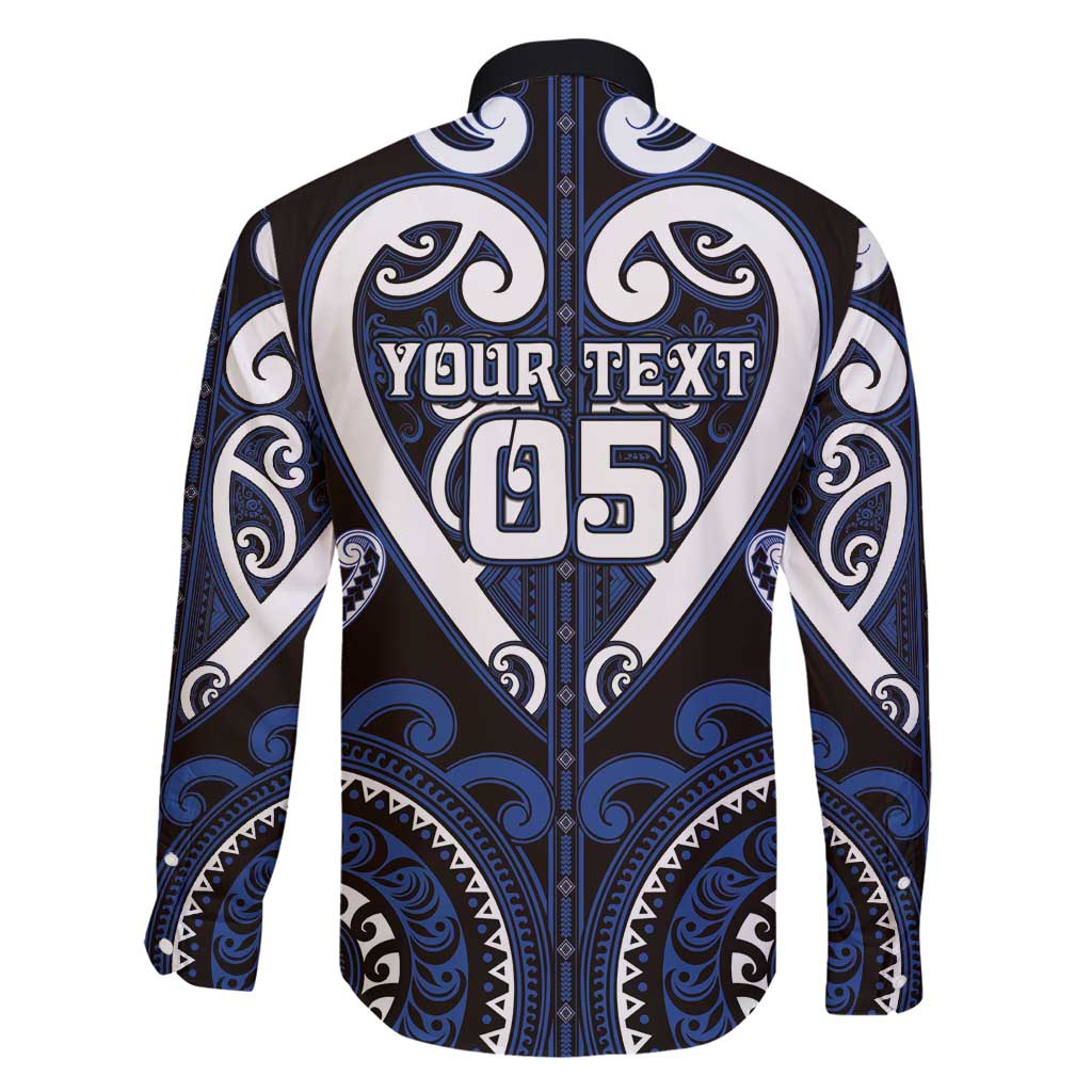Custom Aotearoa Ngati Tuwharetoa Family Matching Off Shoulder Maxi Dress and Hawaiian Shirt Maori Tribal Pattern