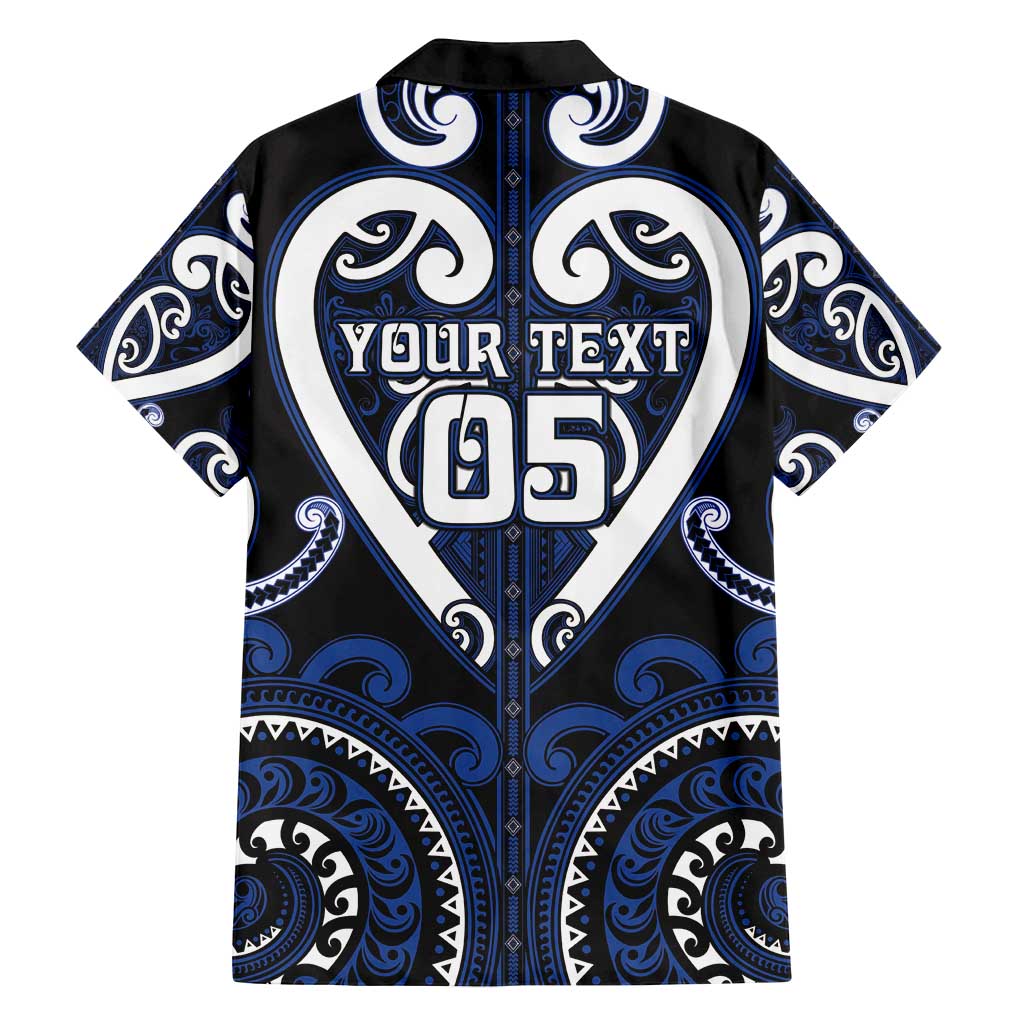 Custom Aotearoa Ngati Tuwharetoa Family Matching Off Shoulder Short Dress and Hawaiian Shirt Maori Tribal Pattern