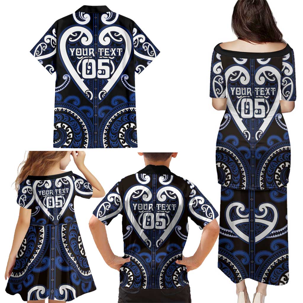 Custom Aotearoa Ngati Tuwharetoa Family Matching Puletasi and Hawaiian Shirt Maori Tribal Pattern LT05 - Polynesian Pride
