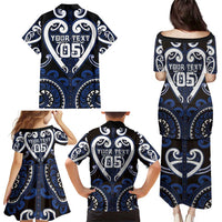 Custom Aotearoa Ngati Tuwharetoa Family Matching Puletasi and Hawaiian Shirt Maori Tribal Pattern LT05 - Polynesian Pride