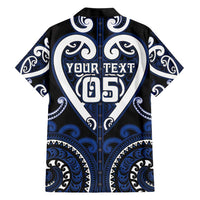 Custom Aotearoa Ngati Tuwharetoa Family Matching Short Sleeve Bodycon Dress and Hawaiian Shirt Maori Tribal Pattern