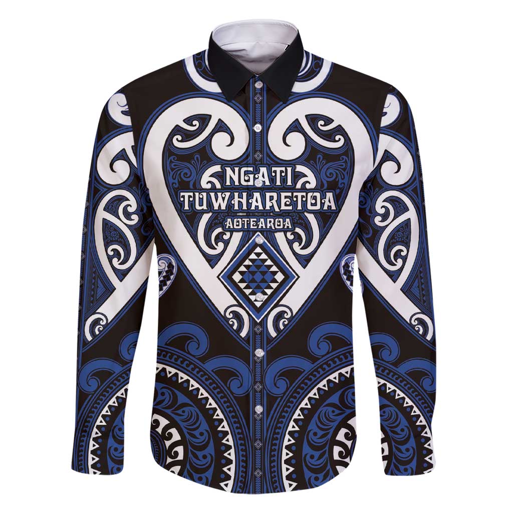 Custom Aotearoa Ngati Tuwharetoa Family Matching Short Sleeve Bodycon Dress and Hawaiian Shirt Maori Tribal Pattern