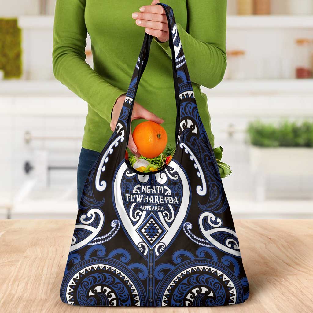 Aotearoa Ngati Tuwharetoa Grocery Bag Maori Tribal Pattern LT05 - Polynesian Pride