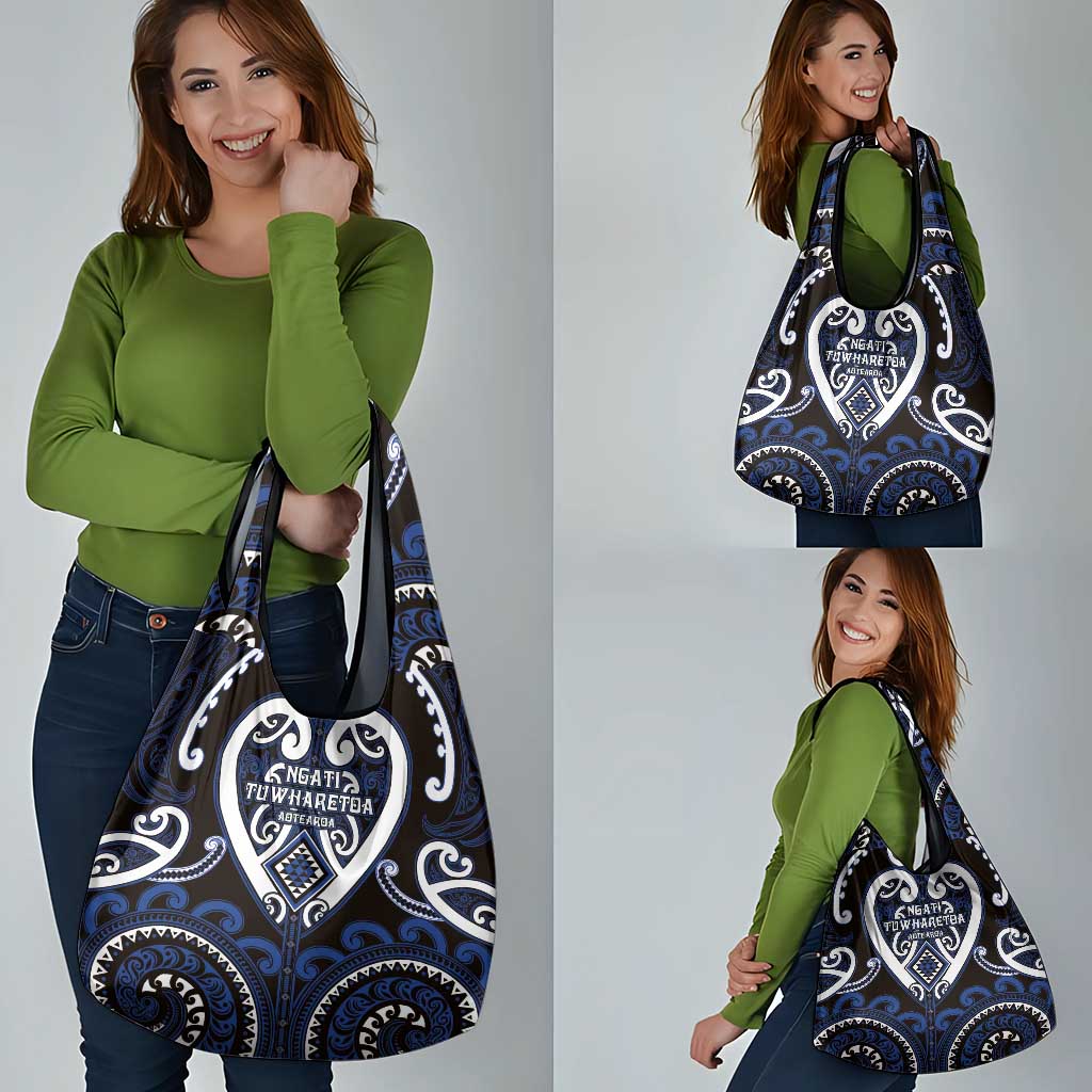 Aotearoa Ngati Tuwharetoa Grocery Bag Maori Tribal Pattern LT05 - Polynesian Pride