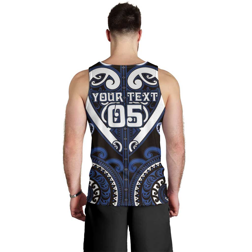Custom Aotearoa Ngati Tuwharetoa Men Tank Top Maori Tribal Pattern LT05 - Polynesian Pride