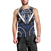 Custom Aotearoa Ngati Tuwharetoa Men Tank Top Maori Tribal Pattern LT05 - Polynesian Pride