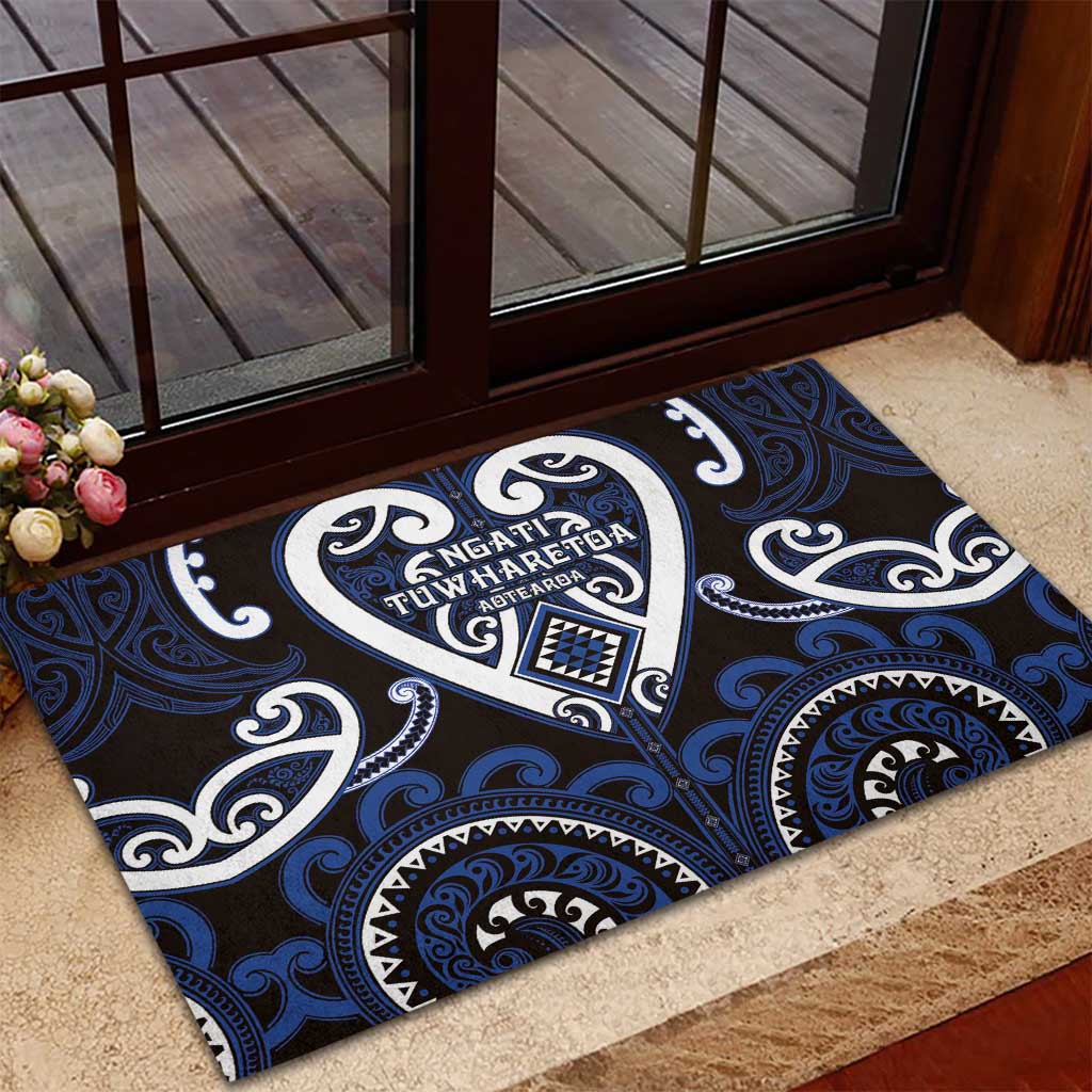 Aotearoa Ngati Tuwharetoa Rubber Doormat Maori Tribal Pattern LT05 - Polynesian Pride