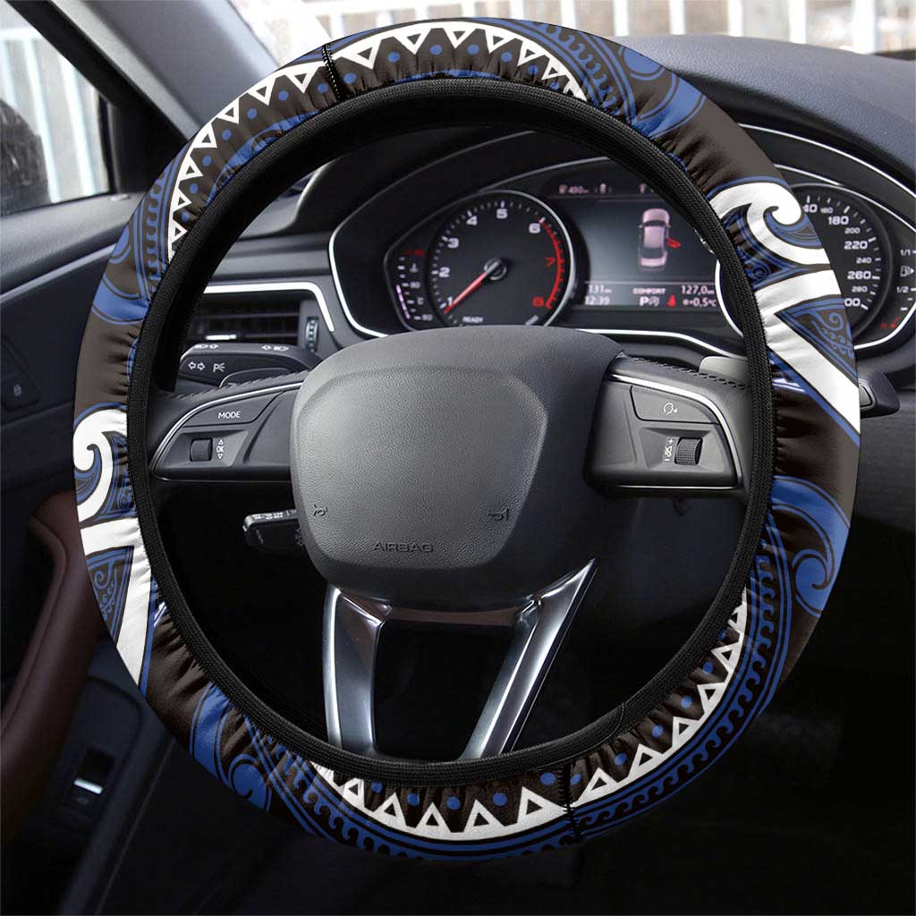 Aotearoa Ngati Tuwharetoa Steering Wheel Cover Maori Tribal Pattern LT05 - Polynesian Pride