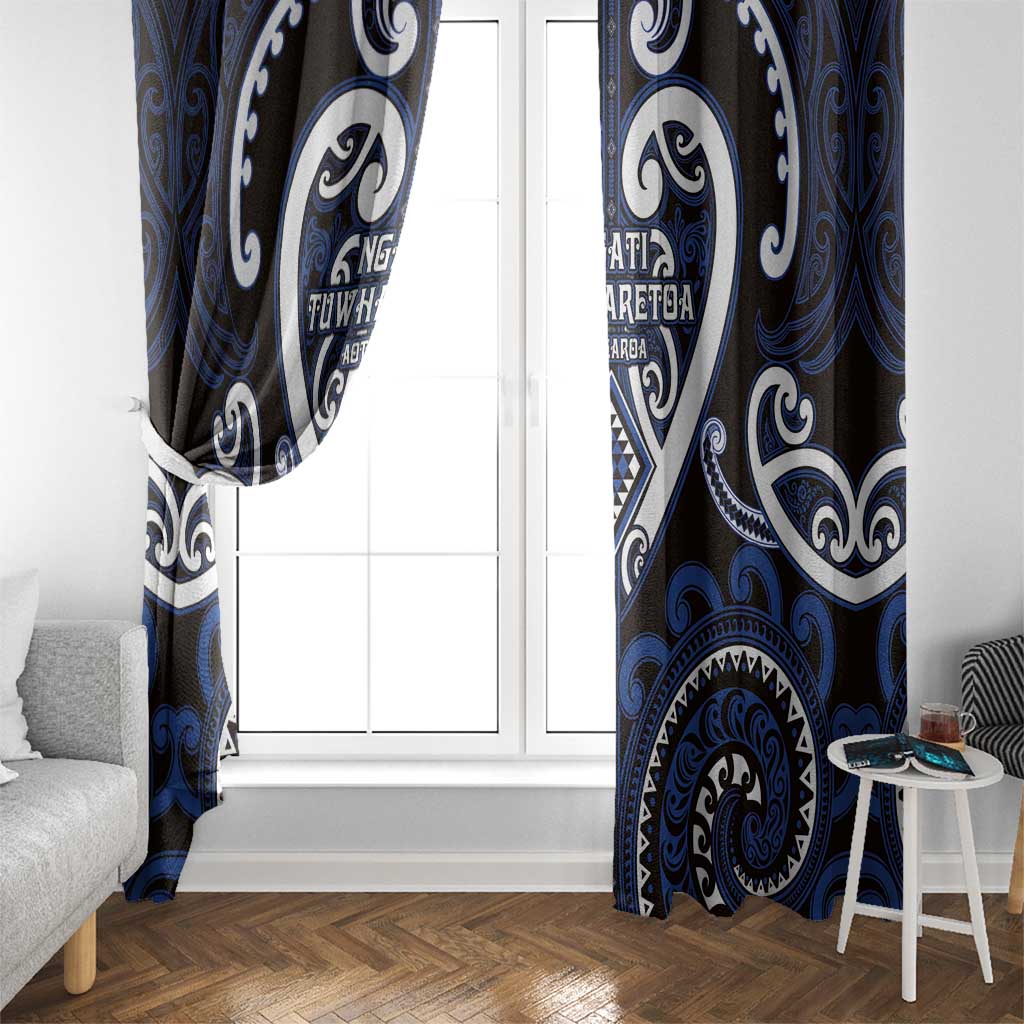 Aotearoa Ngati Tuwharetoa Window Curtain Maori Tribal Pattern