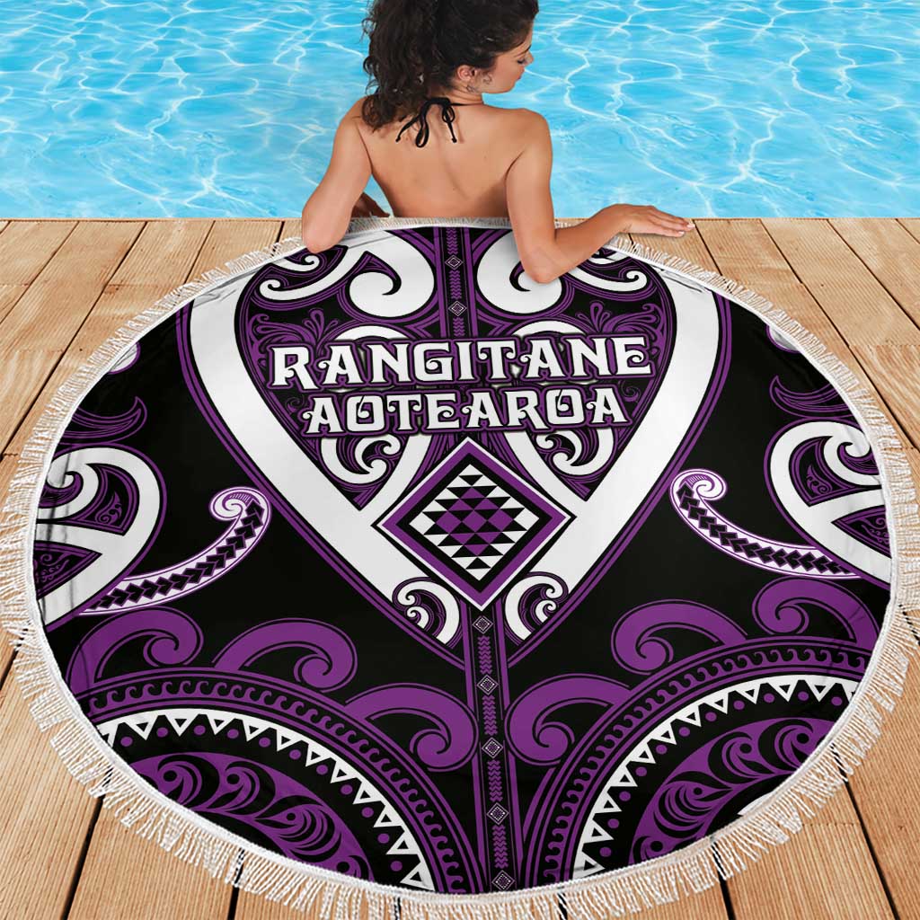 Aotearoa Rangitane Beach Blanket Maori Tribal Pattern LT05 - Polynesian Pride