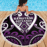 Aotearoa Rangitane Beach Blanket Maori Tribal Pattern LT05 - Polynesian Pride