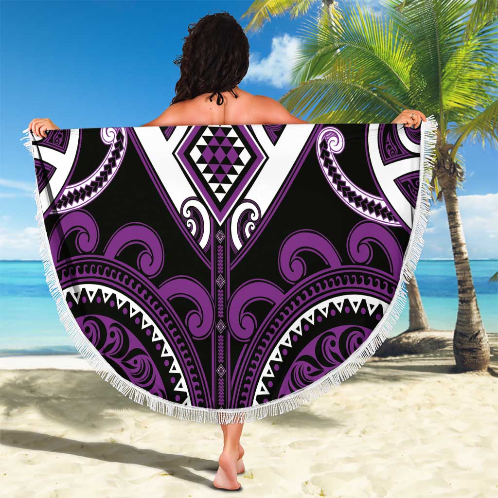 Aotearoa Rangitane Beach Blanket Maori Tribal Pattern LT05 - Polynesian Pride