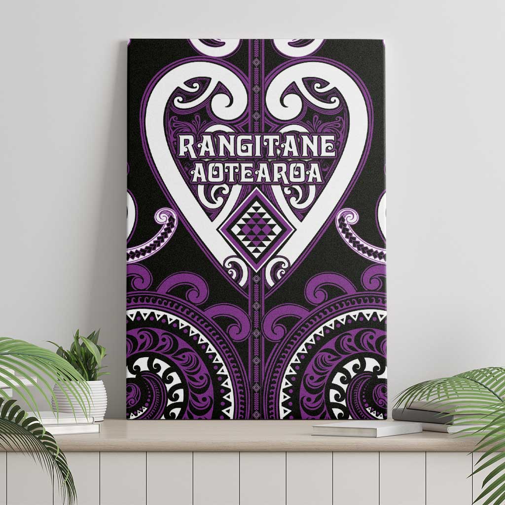 Aotearoa Rangitane Canvas Wall Art Maori Tribal Pattern LT05 - Polynesian Pride