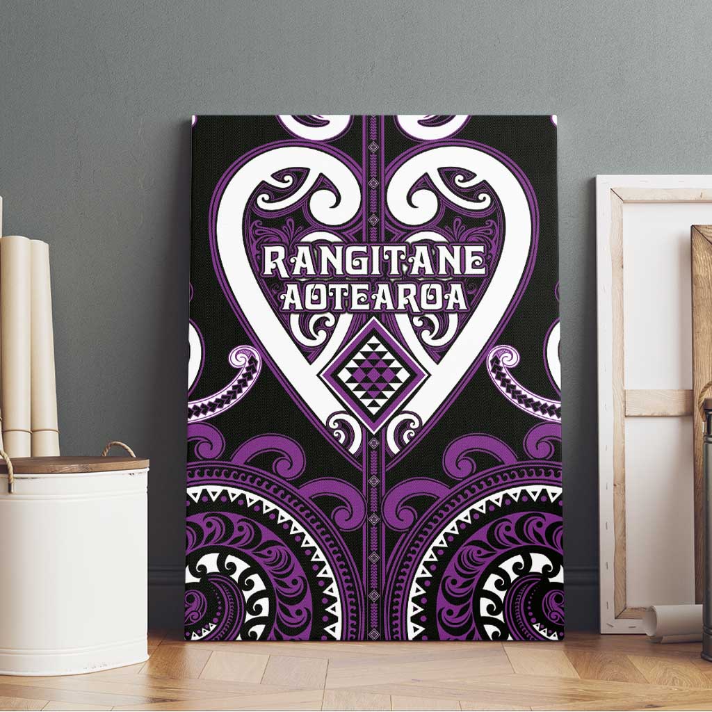 Aotearoa Rangitane Canvas Wall Art Maori Tribal Pattern LT05 - Polynesian Pride