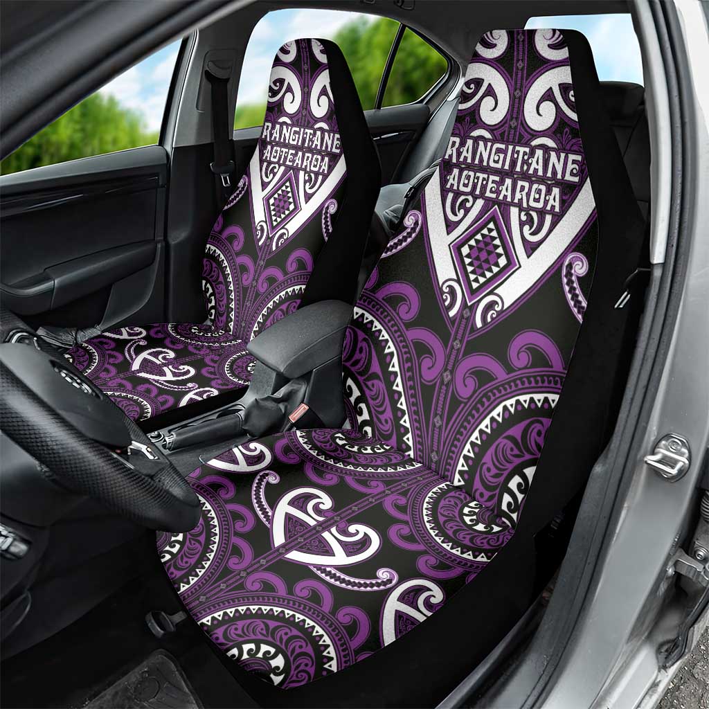Aotearoa Rangitane Car Seat Cover Maori Tribal Pattern