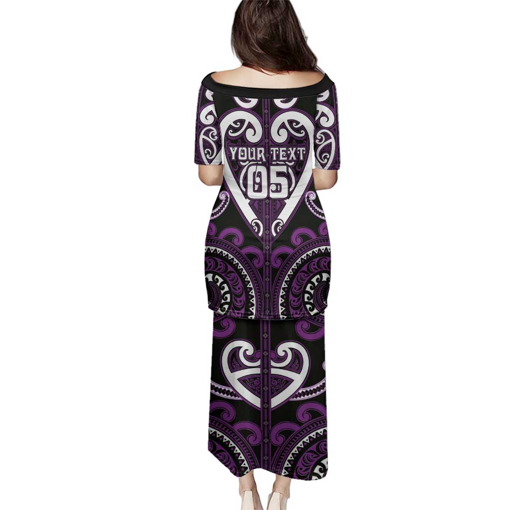 Custom Aotearoa Rangitane Family Matching Puletasi and Hawaiian Shirt Maori Tribal Pattern LT05 - Polynesian Pride