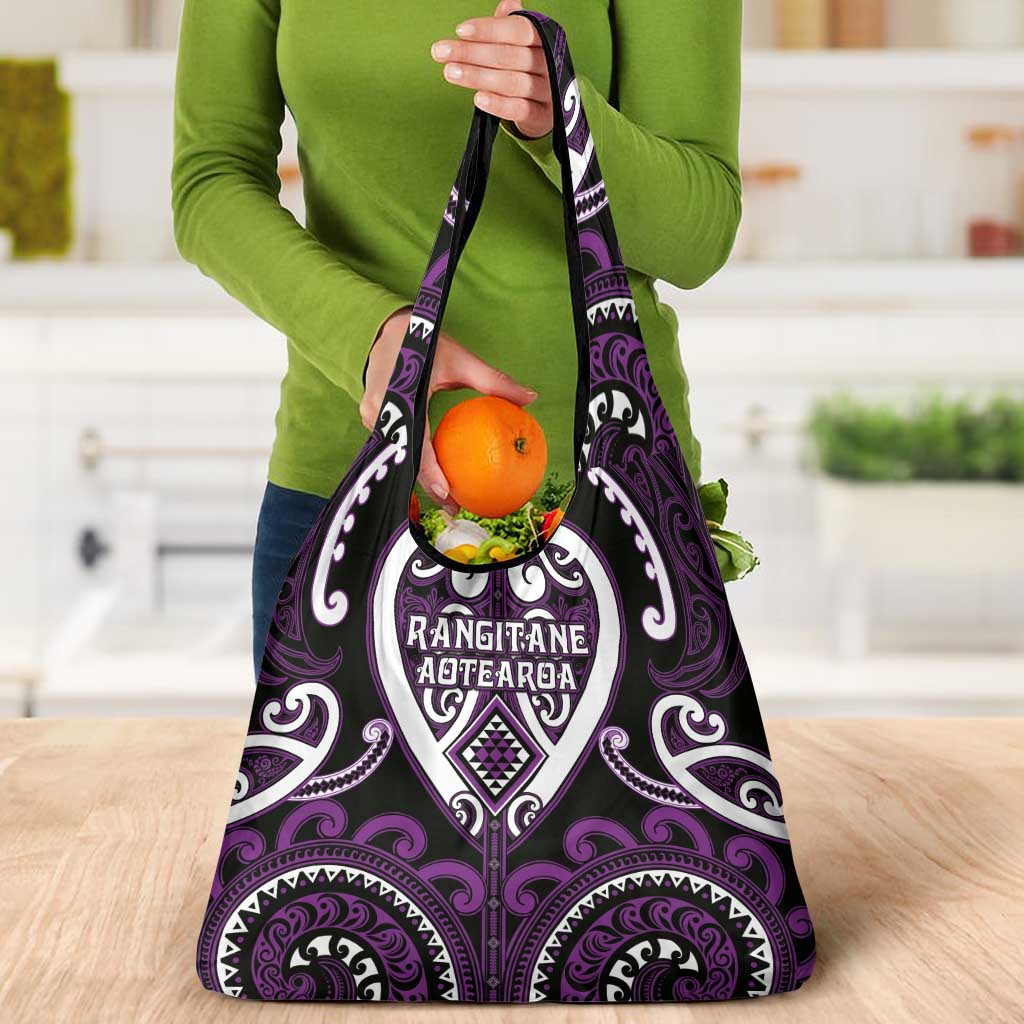 Aotearoa Rangitane Grocery Bag Maori Tribal Pattern LT05 - Polynesian Pride