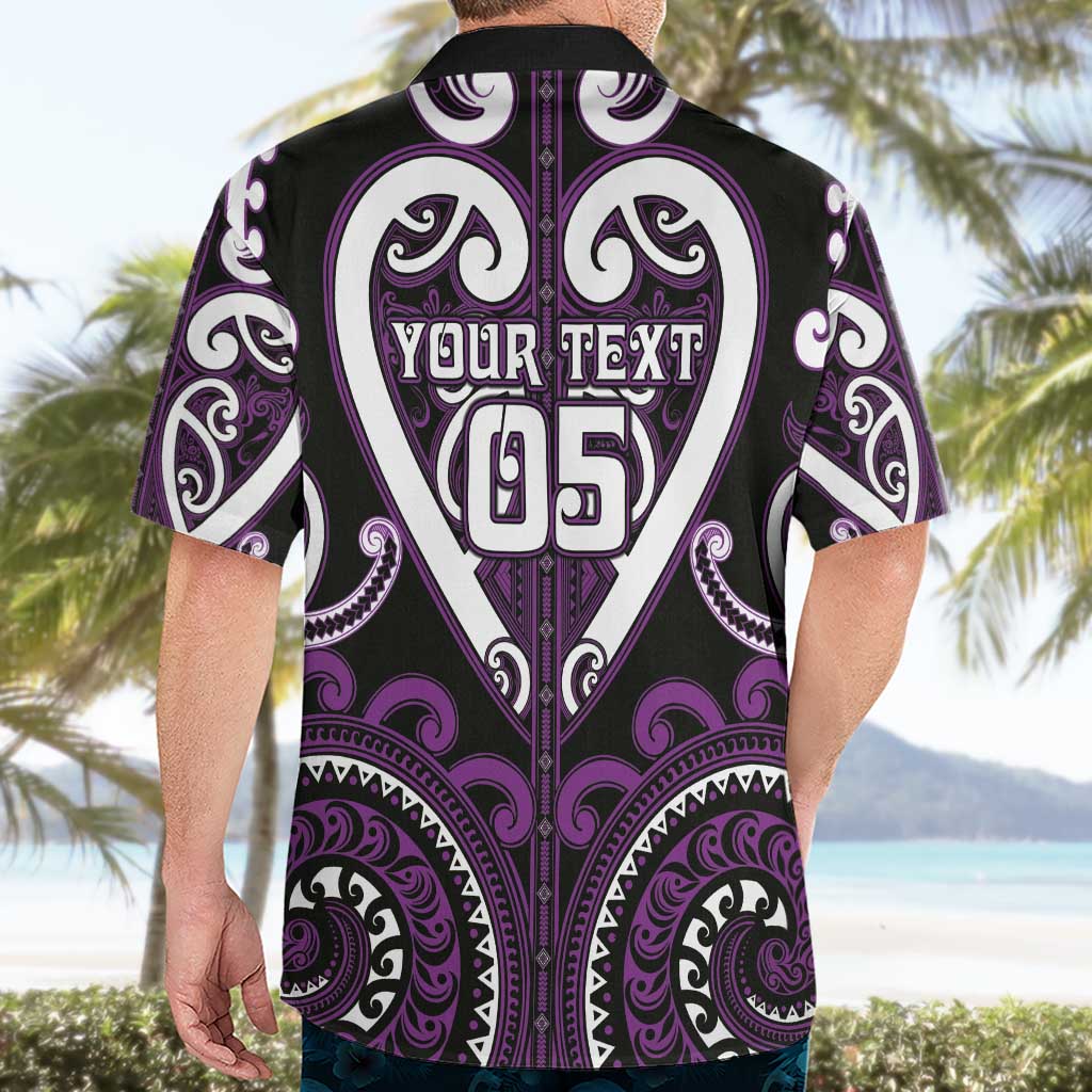 Custom Aotearoa Rangitane Hawaiian Shirt Maori Tribal Pattern