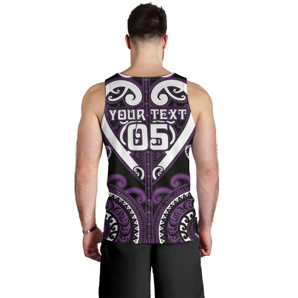 Custom Aotearoa Rangitane Men Tank Top Maori Tribal Pattern LT05 - Polynesian Pride