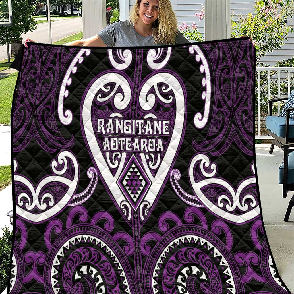 Aotearoa Rangitane Quilt Maori Tribal Pattern