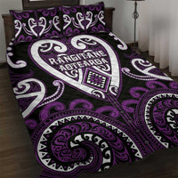 Aotearoa Rangitane Quilt Bed Set Maori Tribal Pattern