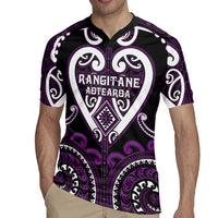 Custom Aotearoa Rangitane Rugby Jersey Maori Tribal Pattern LT05 - Polynesian Pride