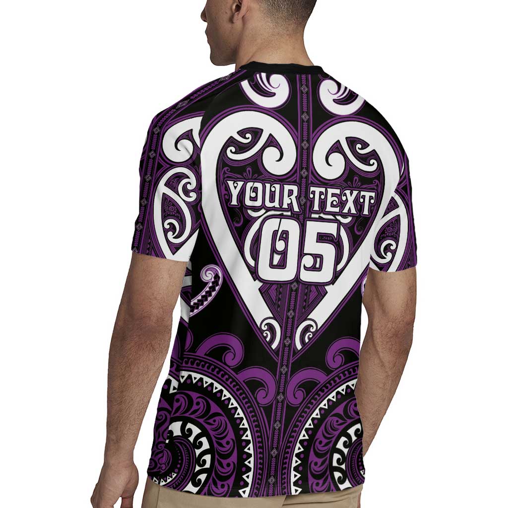 Custom Aotearoa Rangitane Rugby Jersey Maori Tribal Pattern LT05 - Polynesian Pride