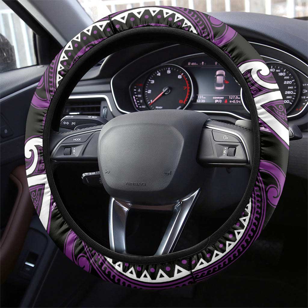 Aotearoa Rangitane Steering Wheel Cover Maori Tribal Pattern LT05 - Polynesian Pride