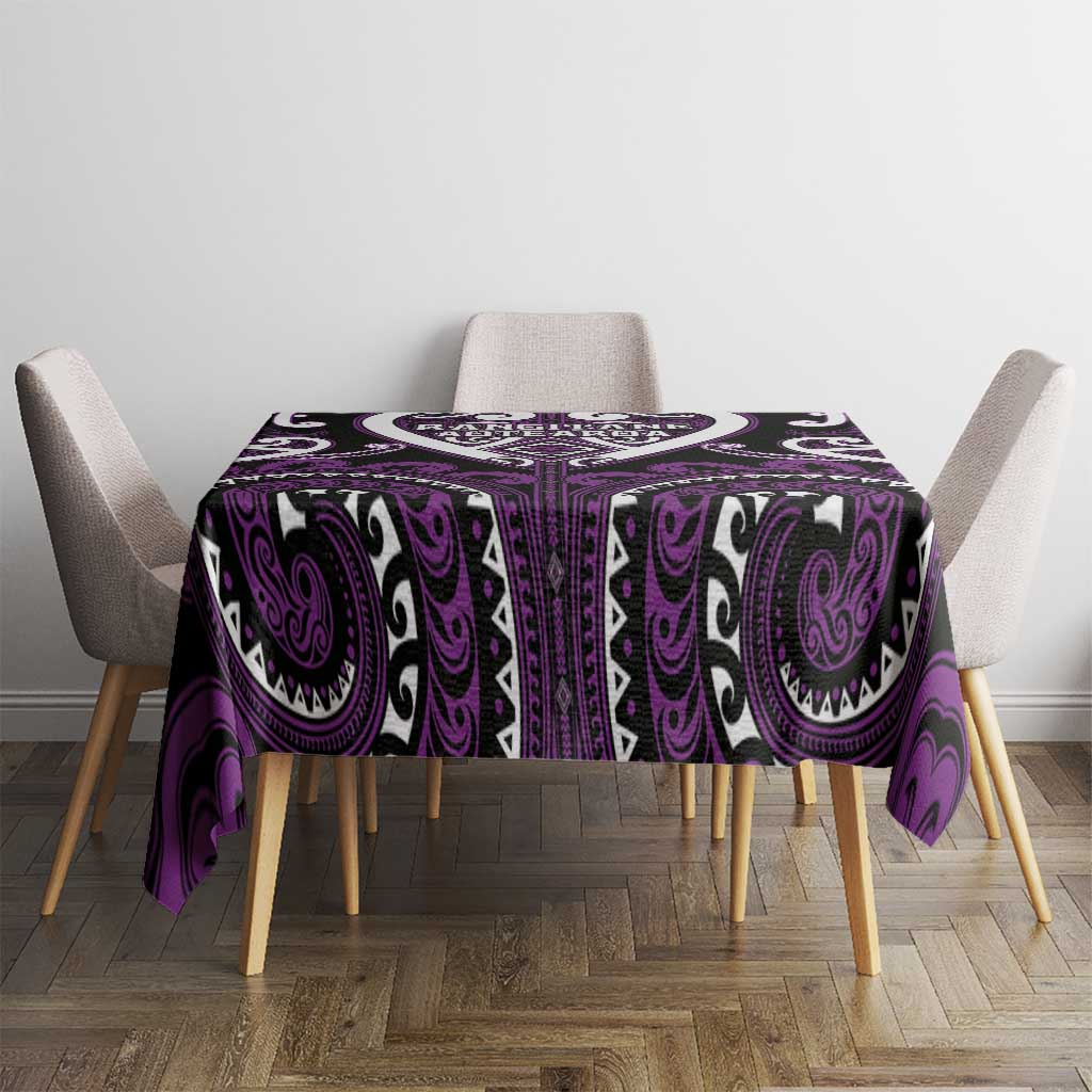Aotearoa Rangitane Tablecloth Maori Tribal Pattern LT05 - Polynesian Pride