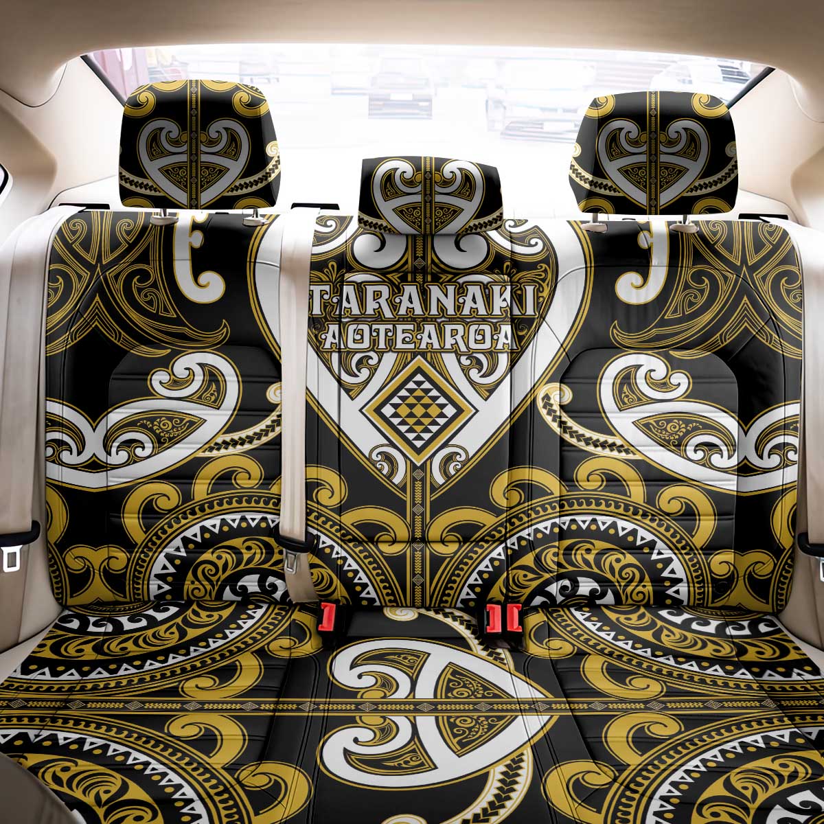 Aotearoa Taranaki Back Car Seat Cover Maori Tribal Pattern